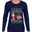 Oh Snap, No Milk And Cookies, They Took my Stamps, Ugly Christmas Sweater Womens Graphic Long Sleeve T-Shirt