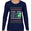 Oh... This Calls for A Spreadsheet, Ugly Christmas Sweater Womens Graphic Long Sleeve T-Shirt