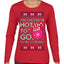 You Can Take Me Hot to Go, Hot Cocoa Viral Song Pop Music Ugly Christmas Sweater Womens Graphic Long Sleeve T-Shirt