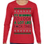 It's Beginning to Look a Lot Like F This Clean Funny Ugly Christmas Sweater Womens Graphic Long Sleeve T-Shirt
