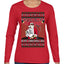 Santa Claus In My Christmas Era Xmas Ugly Christmas Sweater Womens Graphic Long Sleeve T-Shirt