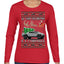 All I Want for Christmas is a Cybertruck Funny Tech Ugly Christmas Sweater Womens Graphic Long Sleeve T-Shirt