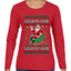 Sleigh My Name Sleigh My Name, Pop Singers, Song Lyrics Pun, Santa Sleigh, Ugly Christmas Sweater Womens Graphic Long Sleeve T-Shirt