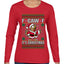 F-CAW-F IT'S CHRISTMAS, Ugly Christmas Sweater Womens Graphic Long Sleeve T-Shirt