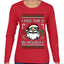I Put The D In Holiday, Ugly Christmas Sweater Womens Graphic Long Sleeve T-Shirt