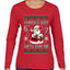 Santa's Got 6 7 Gifts For Me, Ugly Christmas Sweater Womens Graphic Long Sleeve T-Shirt