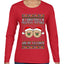 Christmas Festivi-Titties Are My Favorite, Ugly Christmas Sweater Womens Graphic Long Sleeve T-Shirt