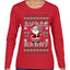 Sugar Daddy Santa, Ugly Christmas Sweater Womens Graphic Long Sleeve T-Shirt