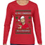 El Mas Chismoso De La Navidad, Ugly Christmas Sweater Womens Graphic Long Sleeve T-Shirt