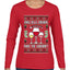 Jingle Bells, Zinfandel Pass The Cabernet Wine Drinker, Ugly Christmas Sweater Womens Graphic Long Sleeve T-Shirt