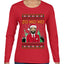 Zo Ho Ho Zohran Mamdani NYC, Ugly Christmas Sweater Womens Graphic Long Sleeve T-Shirt