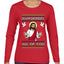 Disappointments All Of You Jesus, Ugly Christmas Sweater Womens Graphic Long Sleeve T-Shirt