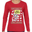 Clippy Wishes You A Merry Christmas Office Assistant, Ugly Christmas Sweater Womens Graphic Long Sleeve T-Shirt