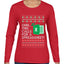 Ohh This Calls For A Spreadsheet Office, Ugly Christmas Sweater Womens Graphic Long Sleeve T-Shirt