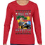 Miss Me Yet? President USA Design, Ugly Christmas Sweater Womens Graphic Long Sleeve T-Shirt