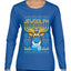 Jewdolph, Jewish Reindeer, Ugly Christmas Sweater Womens Graphic Long Sleeve T-Shirt
