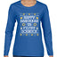 Happy Hanukkah Ya Filthy Schmuck, Ugly Christmas Sweater Womens Graphic Long Sleeve T Shirt