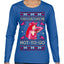 You Can Take Me Hot to Go, Funny Midwest Princess Pop Star Ugly Christmas Sweater Womens Graphic Long Sleeve T-Shirt