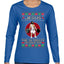 Jesus the Ultimate Deadlifter Funny Ugly Christmas Sweater Womens Graphic Long Sleeve T-Shirt