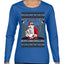 Santa Claus In My Christmas Era Xmas Ugly Christmas Sweater Womens Graphic Long Sleeve T-Shirt