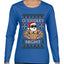 O Swoley Night, Exercise and Fitness Enthusiast, Ugly Christmas Sweater Womens Graphic Long Sleeve T-Shirt