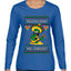 Feliz Navidad Mis Amigos!, Ugly Christmas Sweater Womens Graphic Long Sleeve T-Shirt