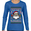 I Put The D In Holiday, Ugly Christmas Sweater Womens Graphic Long Sleeve T-Shirt