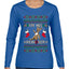 I'm His Reindeer, Ugly Christmas Sweater Womens Graphic Long Sleeve T-Shirt