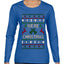 We're Christmas, Ugly Christmas Sweater Womens Graphic Long Sleeve T-Shirt