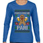 Puro Pinche Pari, Ugly Christmas Sweater Womens Graphic Long Sleeve T-Shirt