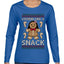 Lookin Like A Snack, Ugly Christmas Sweater Womens Graphic Long Sleeve T-Shirt