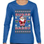 Sugar Daddy Santa, Ugly Christmas Sweater Womens Graphic Long Sleeve T-Shirt