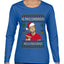 El Mas Chismoso De La Navidad, Ugly Christmas Sweater Womens Graphic Long Sleeve T-Shirt