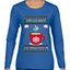 I'm So Hot You Should Blow Me Hot Cocoa, Ugly Christmas Sweater Womens Graphic Long Sleeve T-Shirt