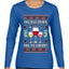 Jingle Bells, Zinfandel Pass The Cabernet Wine Drinker, Ugly Christmas Sweater Womens Graphic Long Sleeve T-Shirt