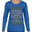 Probably Just Gonna Jingle Some Of The Way I'm Tired, Ugly Christmas Sweater Womens Graphic Long Sleeve T-Shirt