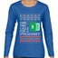 Ohh This Calls For A Spreadsheet Office, Ugly Christmas Sweater Womens Graphic Long Sleeve T-Shirt
