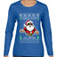 Santa Says 6 7 Meme, Ugly Christmas Sweater Womens Graphic Long Sleeve T-Shirt
