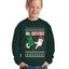 6 7 Christmas Hands Ugly Christmas Sweater For Kids | Unisex Boys Girls Crewneck Graphic Sweatshirt