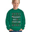 Naughty Nice 4 1 Checklist Ugly Christmas Sweater For Kids | Unisex Boys Girls Crewneck Graphic Sweatshirt