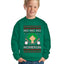 Ho Ho Ho Homerun, Baseball Fan Christmas Design Ugly Christmas Sweater For Kids | Unisex Boys Girls Crewneck Graphic Sweatshirt