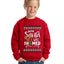 Dear Santa I Was Framed Ugly Christmas Sweater For Kids | Unisex Boys Girls Crewneck Graphic Sweatshirt