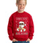 Santa Says 6 7 Numbers Meme Ugly Christmas Sweater For Kids | Unisex Boys Girls Crewneck Graphic Sweatshirt