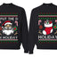 I Put The D In Holiday Sweater Girlfriend Boyfriend Gift His and Hers Matching Ugly Christmas Couple Crewneck Sweatshirt