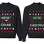 Merry Drunk We're Christmas Sweater Girlfriend Boyfriend Gift His and Hers Matching Ugly Christmas Couple Crewneck Sweatshirt
