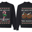 She Likes My Peppermint Stick, He Likes My Big Bulbs Sweater Girlfriend Boyfriend Gift His and Hers Matching Ugly Christmas Couple Crewneck Sweatshirt