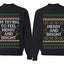 I'm Trying to Feel Merry and Bright Sweater Girlfriend Boyfriend Gift His and Hers Matching Ugly Christmas Couple Crewneck Sweatshirt