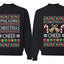 Spreading Christmas Cheer Sweater Girlfriend Boyfriend Gift His and Hers Matching Ugly Christmas Couple Crewneck Sweatshirt