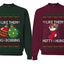 I Like Them Big and Bobbing, Hefty and Hung Sweater Girlfriend Boyfriend Gift His and Hers Matching Ugly Christmas Couple Crewneck Sweatshirt