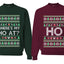 Where's My Ho At? Ho Sweater Girlfriend Boyfriend Gift His and Hers Matching Ugly Christmas Couple Crewneck Sweatshirt